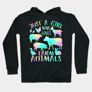 Just a girl who loves farm animals Hoodie